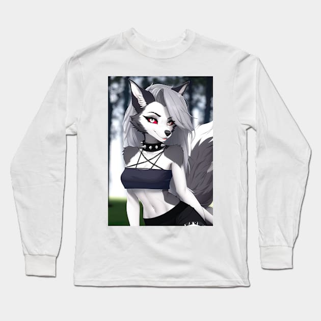 Helluva Boss Loona loona The Wolf (sfw) Classic Long Sleeve T-Shirt by ksemstudio